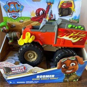 NEW Paw Patrol Boomer Rescue Vehicle - Red and Gray